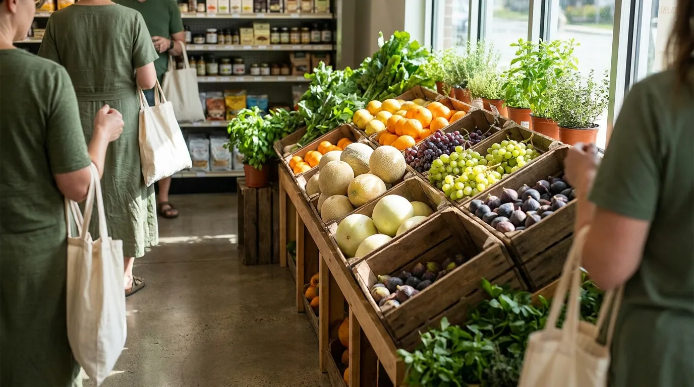 Regalgang mit mediterranen Trockenwaren, Oliven und Konserven im Xani Supermarkt am Edelkirchenhof in Kamen